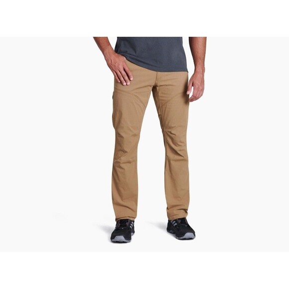 Kuhl Pants Mens 36x30 Brown Khaki Konfidant Air Gusseted Vented 9-Pocket Hiking - Picture 9 of 14